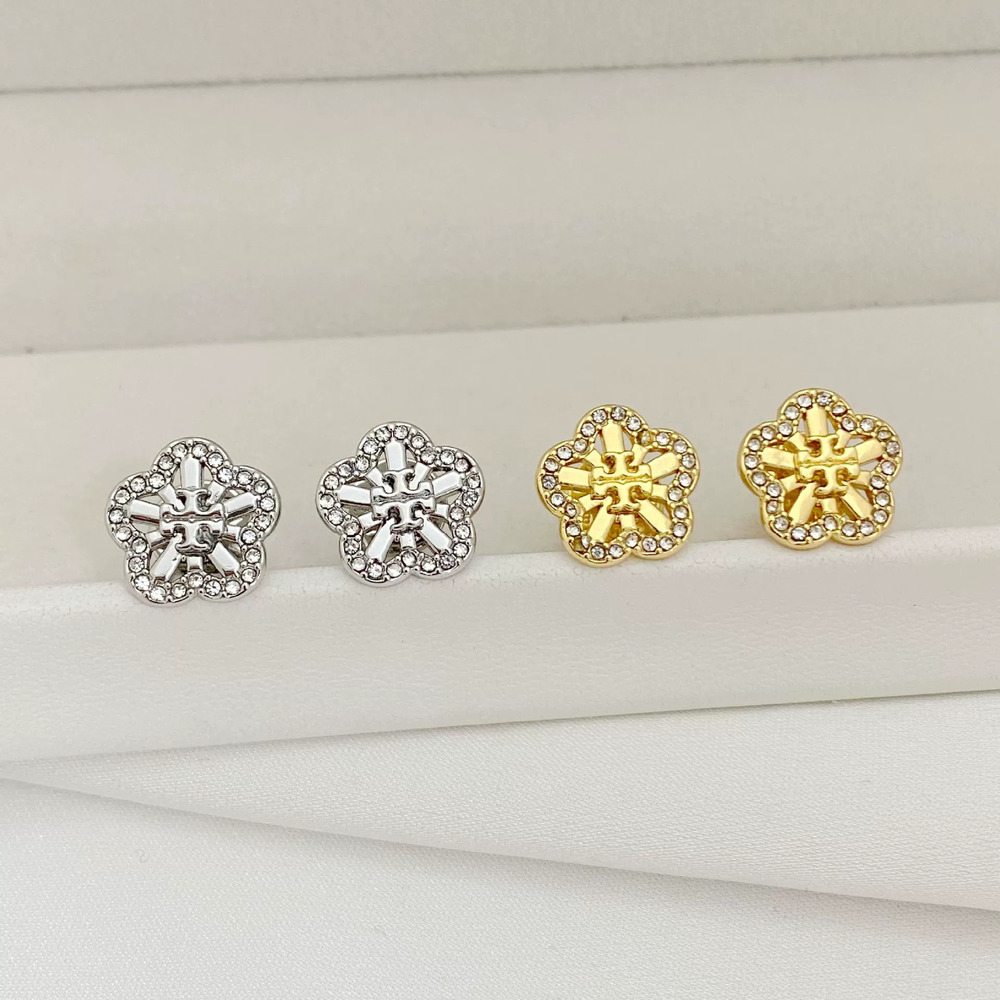 Tory Burch Floral Stud Earrings